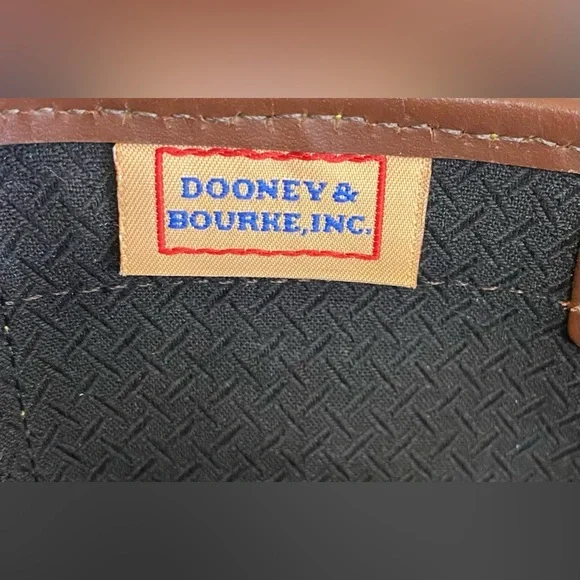 Dooney & Bourke Vintage Canvas Leather Bucket Tote - Picture 10 of 11